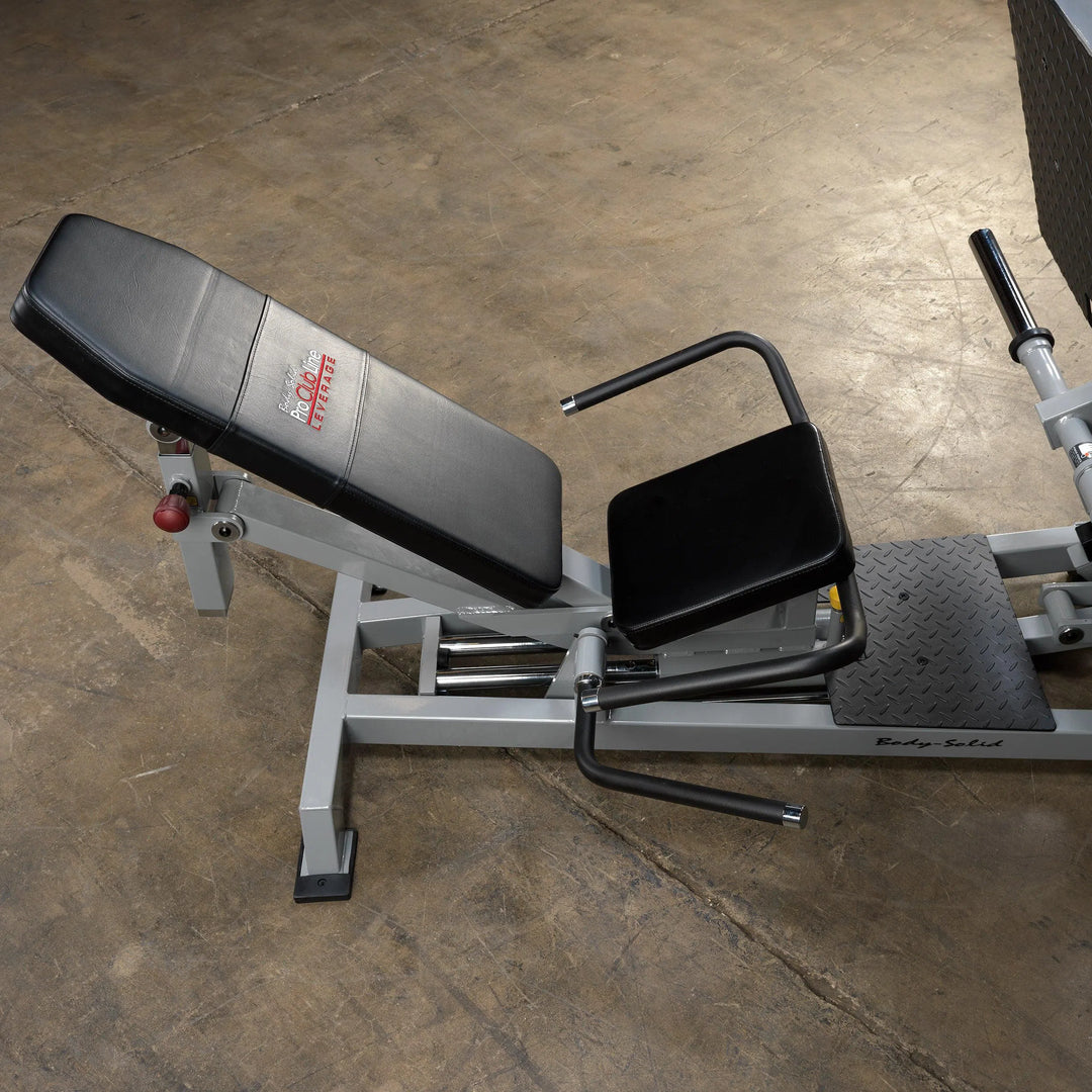 Body-Solid Horizontal Leg Press Machine LVLP closer look on build quality