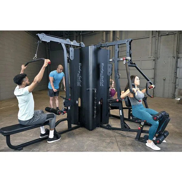 group circuit station workout on Body-Solid Commercial Universal Weight Machine S1000