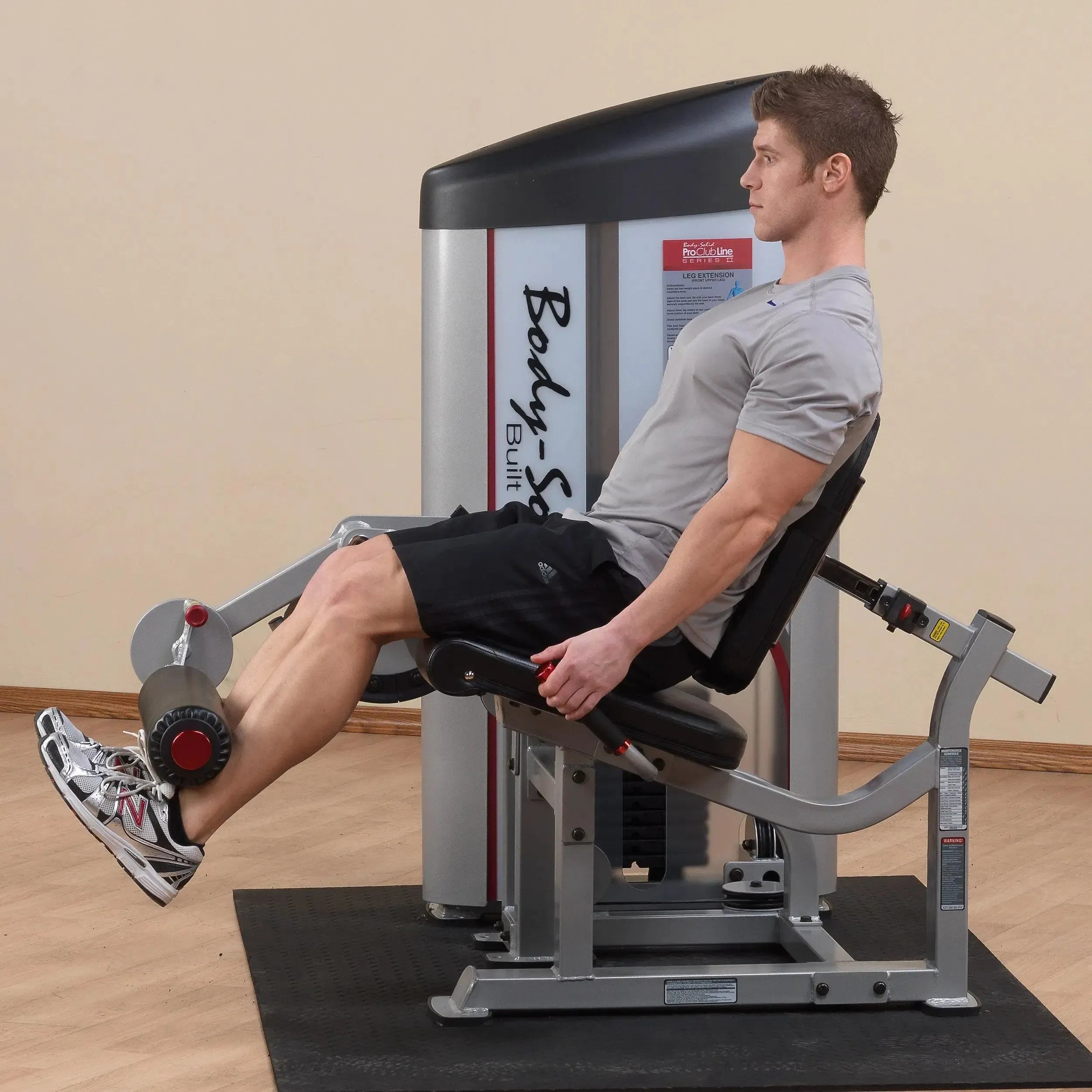 Body-Solid Pro Clubline Seated Leg Extension Machine (S2LEX ...