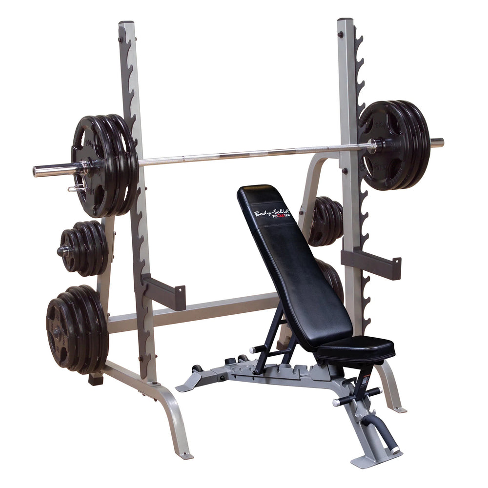 Body-Solid Olympic Bench Press Rack SDIB370 Muscle and Strength Training Solution Healthy and Safe Workout