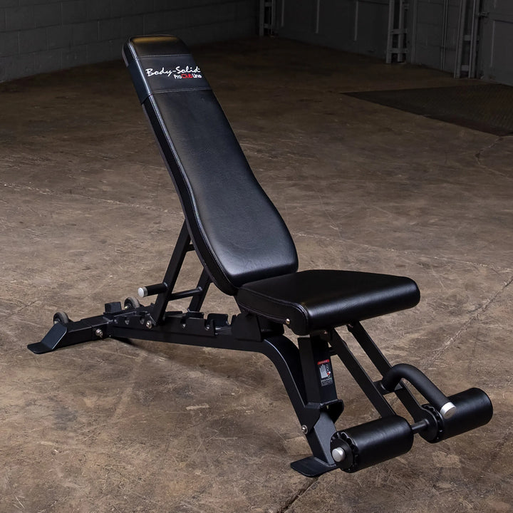 Body-Solid Commercial Adjustable Weight Bench SFID425 on display