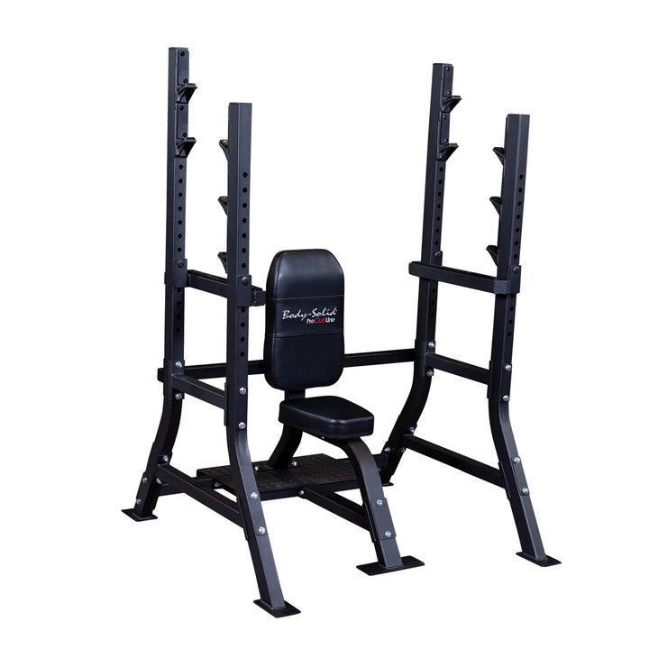 Body-Solid Commercial Olympic Shoulder Press Bench SOSB250 Muscle and Strength Training Solution Healthy and Safe Workout