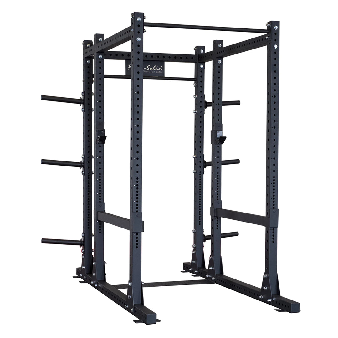 Body-Solid Commercial Power Rack Extended SPR1000Back Muscle and Strength Training Solution Healthy and Safe Workout