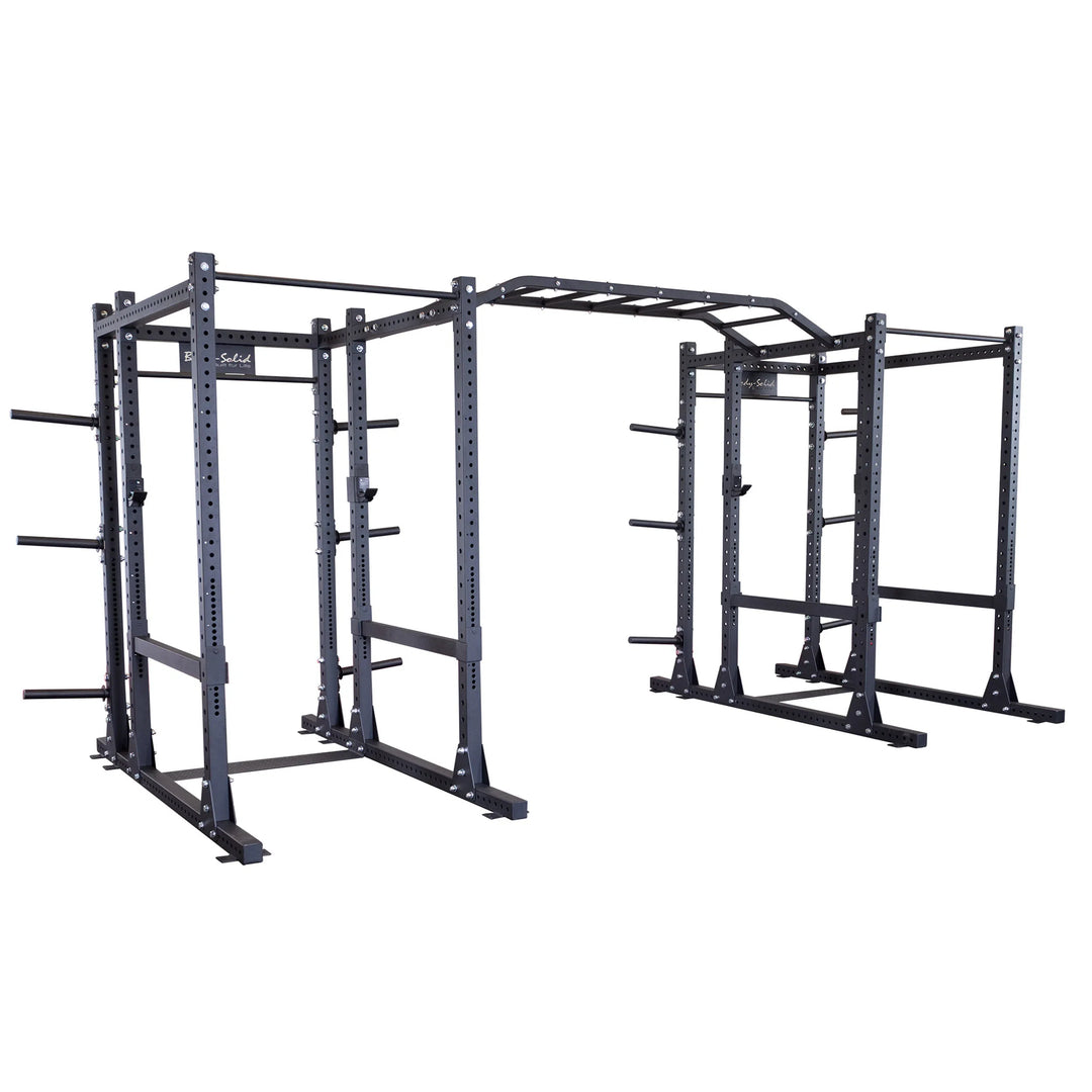 Body-Solid Double Power Rack Extended SPR1000DB-Back Muscle and Strength Training Solution Healthy and Safe Workout