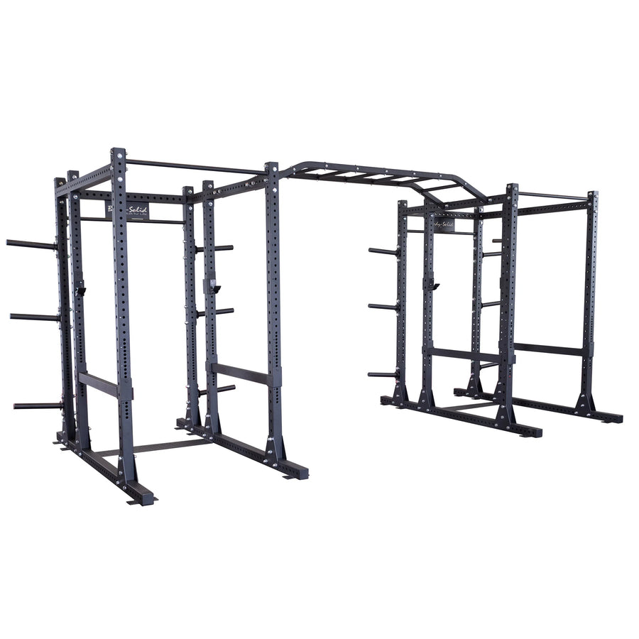Body-Solid Double Power Rack Extended SPR1000DB-Back Muscle and Strength Training Solution Healthy and Safe Workout