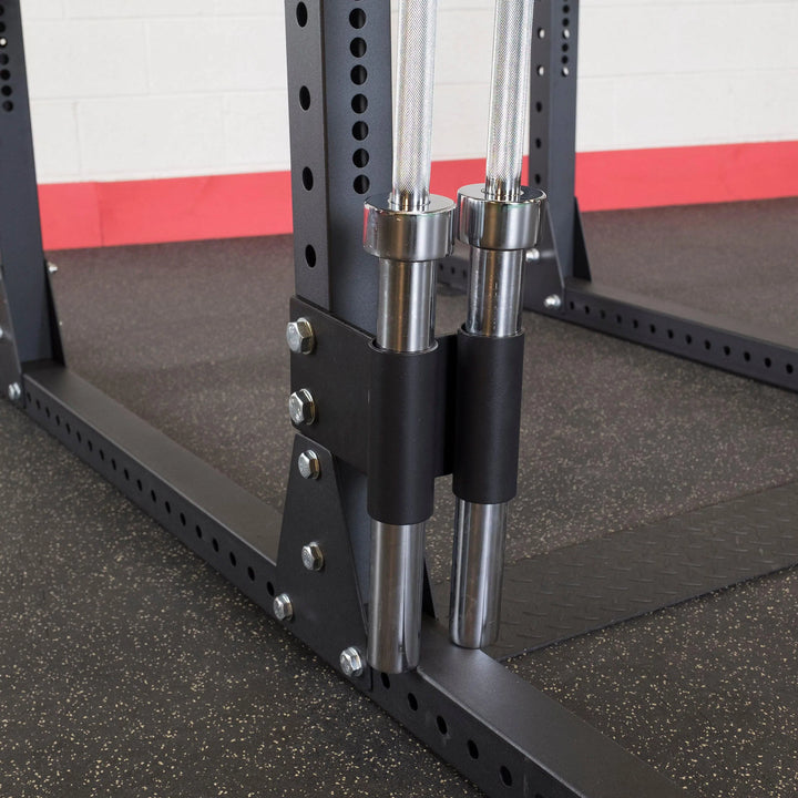 Body-Solid Double Power Rack SPR1000DB closer look on possible attachments