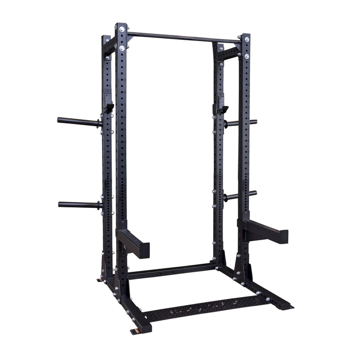 Body-Solid Half Power Rack Extended SPR500BACK Muscle and Strength Training Solution Healthy and Safe Workout
