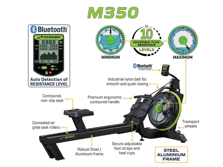 Dynamic Fluid Water Rower (M350)