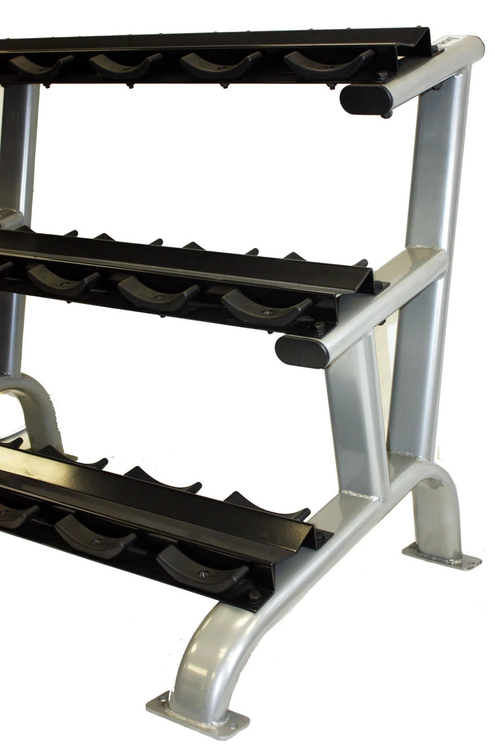 15-Pair 3-Tier Dumbbell Saddle Rack (DR-15) by Troy