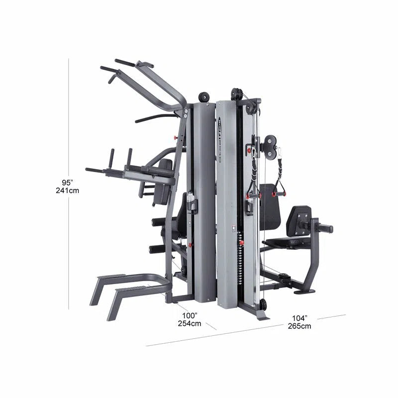 SteelFlex All-In-One Workout Machine MG300B equipment dimensions