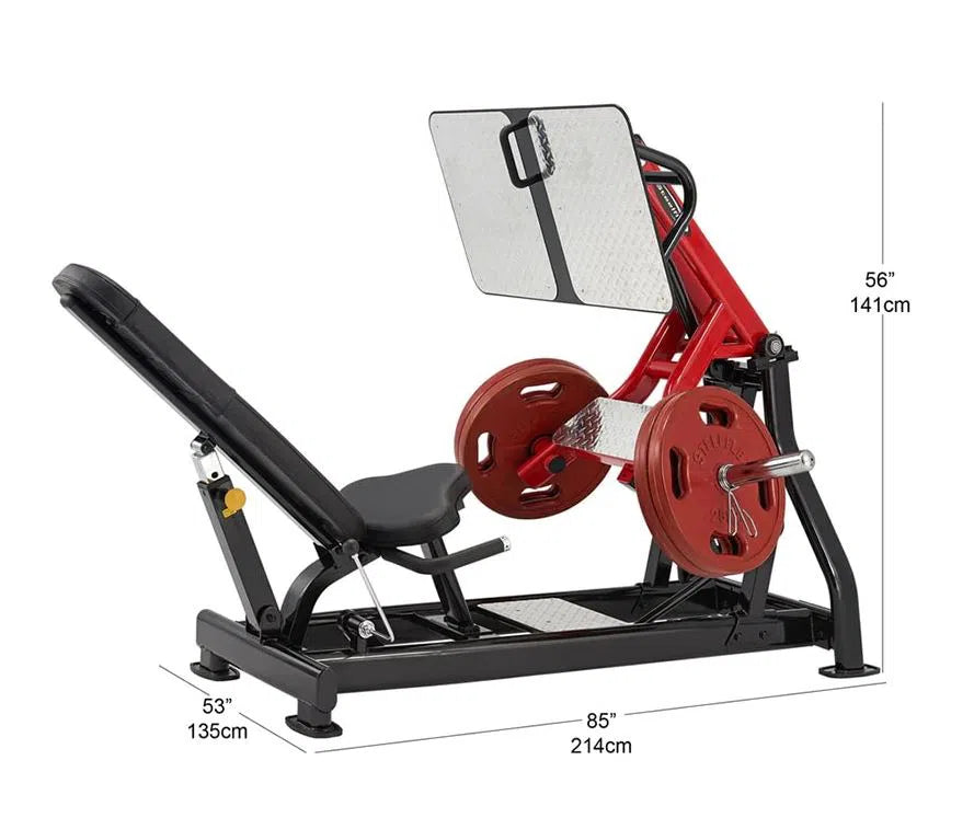 SteelFlex Seated Leg Press Machine PLLP equipment dimensions