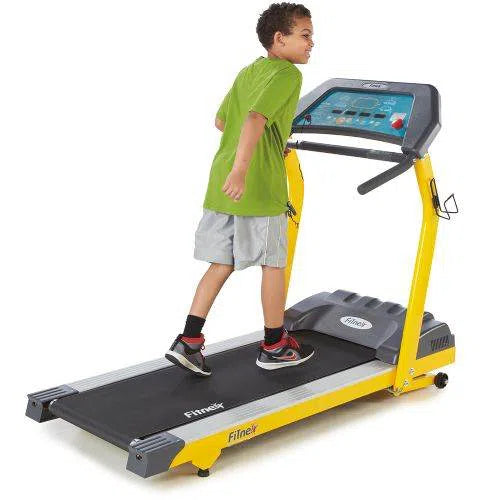 A kid training on the Fitnex Kids Treadmill XT5