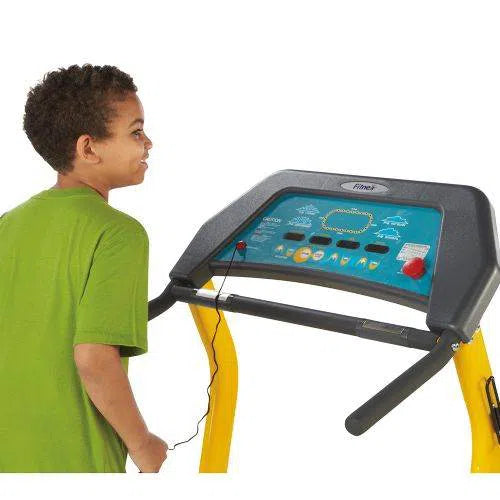 Fitnex Kids Treadmill XT5 closer look at the monitor display and controls