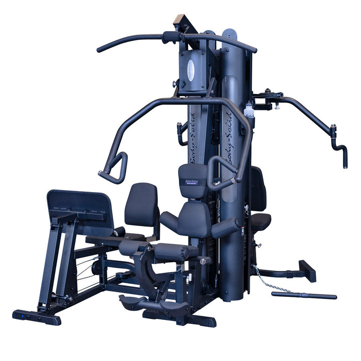 Body-Solid G9B dual stack multi-station gym, full machine on a white background