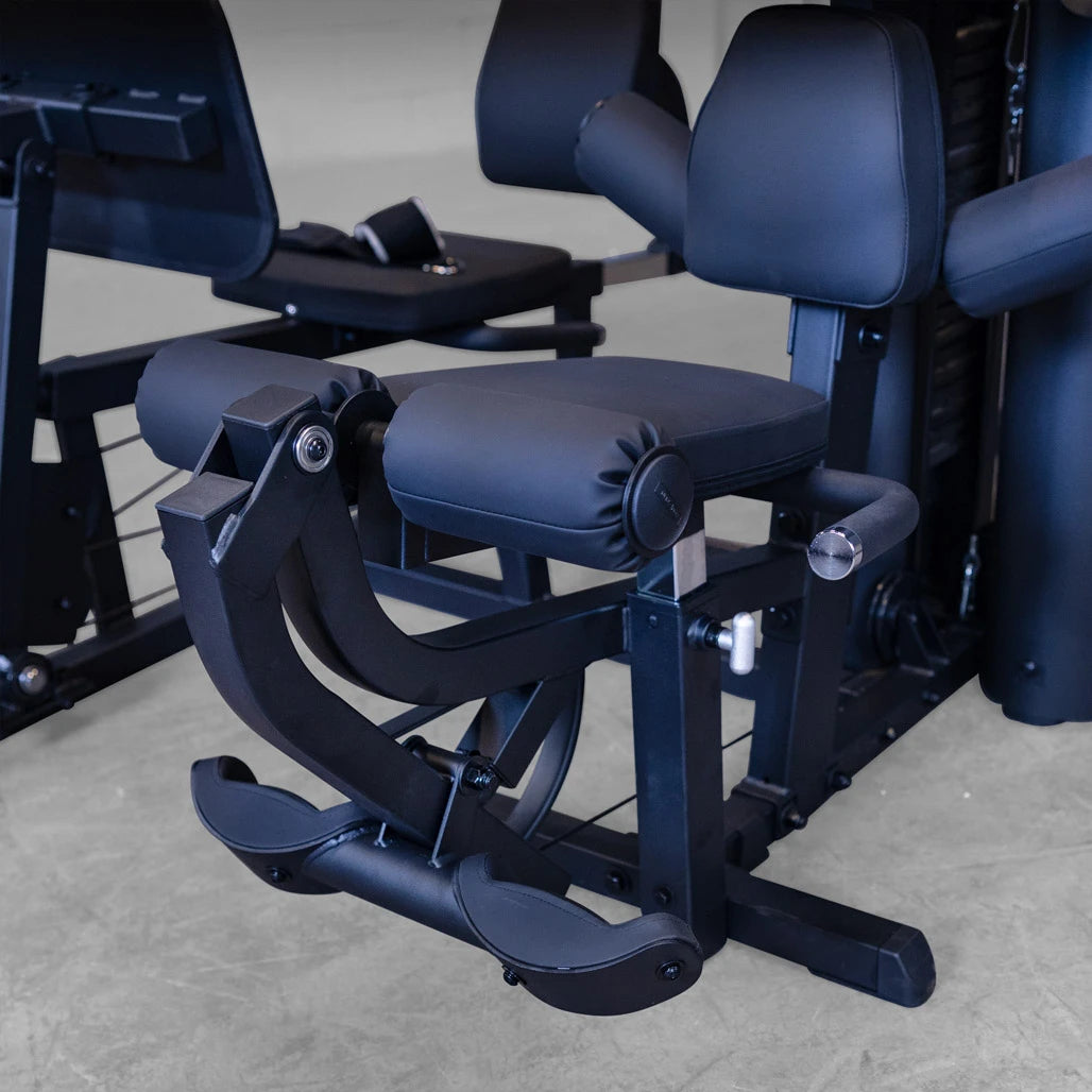 Body-Solid G9B multi-station gym, full frame showing both 210 lb. weight stacks