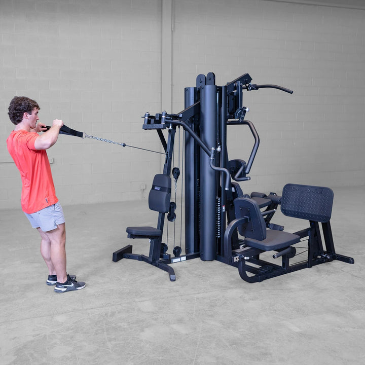 Body-Solid G9B multi-station gym, detail of the multi-grip press arm hand grips