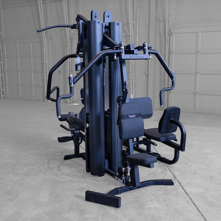 Body-Solid G9B multi-station gym, overhead angle showing the station layout