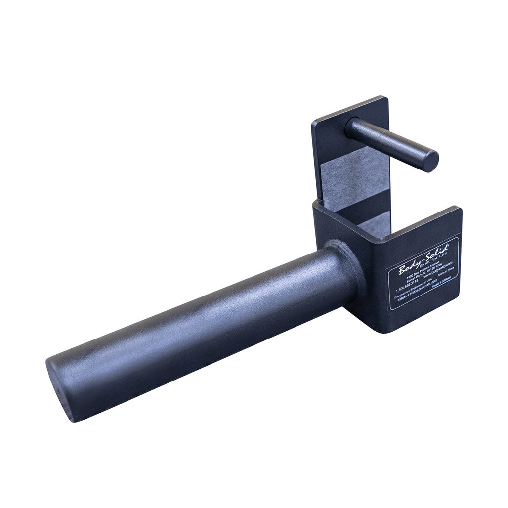 Body-Solid GPRWH weight horn holding weight plates on a rack upright