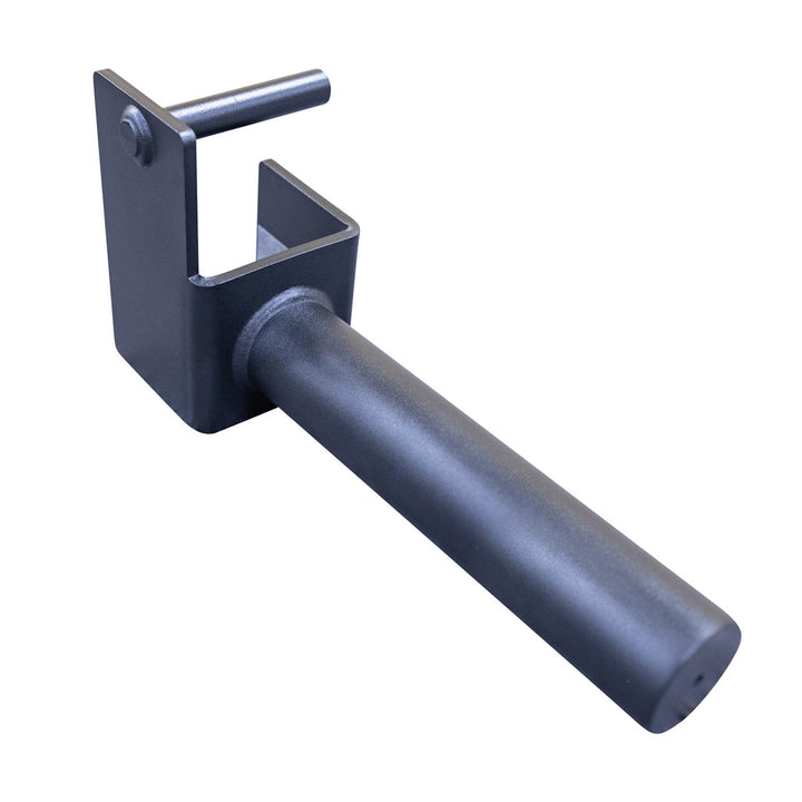 Body-Solid GPRWH weight horn shown mounted to a power rack upright