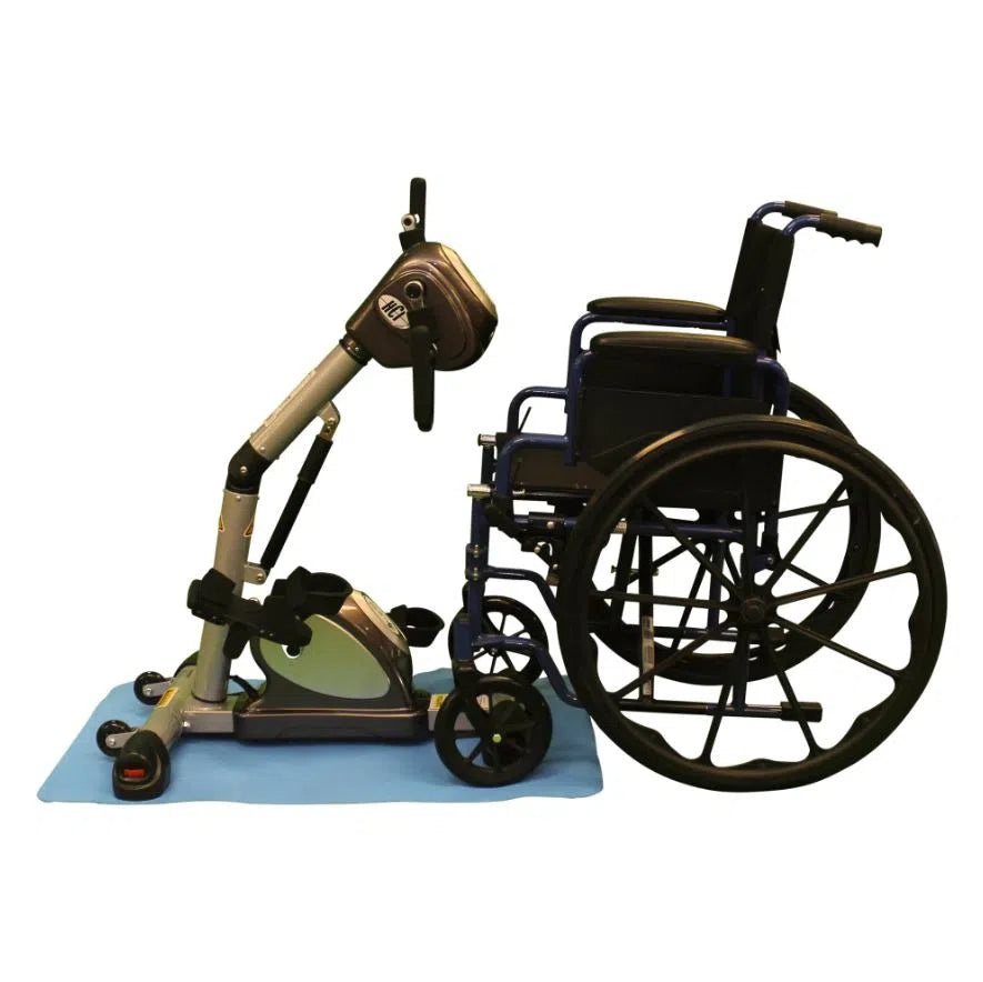 HCI eTrainer Active Passive Motorized Exercise Bike for Disabled E-PAT-AP with a wheelchair