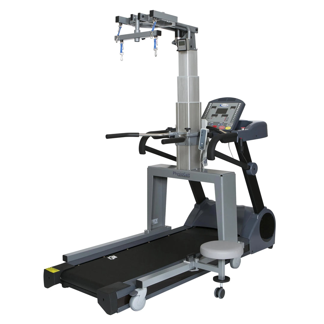 HCI PhysioGait Anti-Gravity Gait Trainer for Treadmills PG-360-PG-360XL showcased with a treadmill