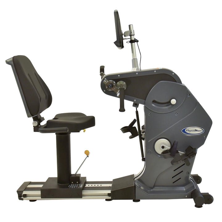 HCI PhysioMax Arm Ergometer and Recumbent Bike TBT-1000 with the front panel tilted downward