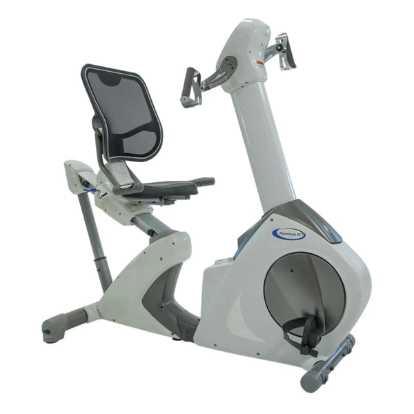Recumbent bike with moving arms deals