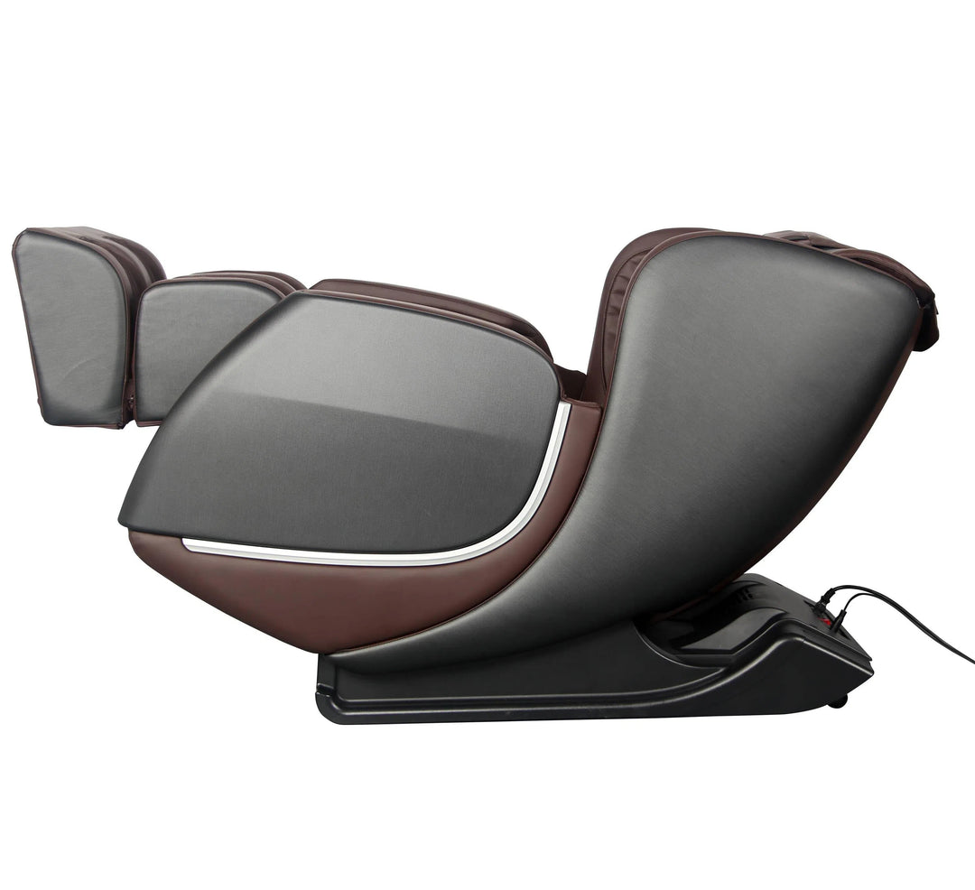 Kofuko Full Body Massage Chair E330 black variant in a reclined position