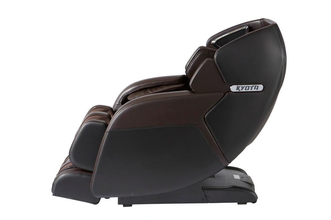 Kenko 4D Full Body Massage Chair M673 brown variant viewed from the side