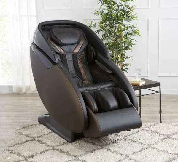 Kaizen Full Body Massage Chair M680 brown variant on display