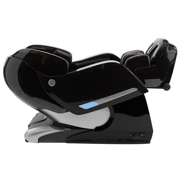 Yosei L-Track 4D Full Body Massage Chair M868 black variant in a reclined position