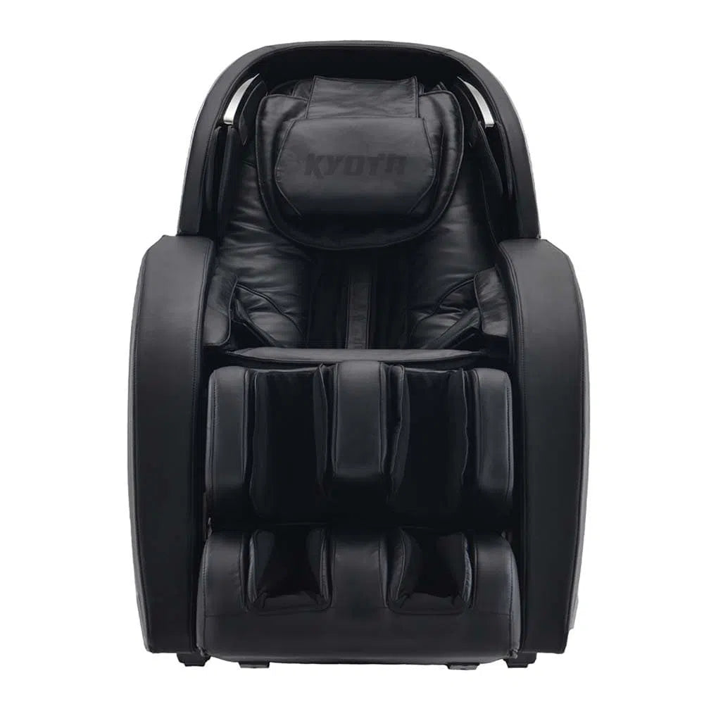 Kansha Full Body Massage Chair M878 black variant viewed from the front