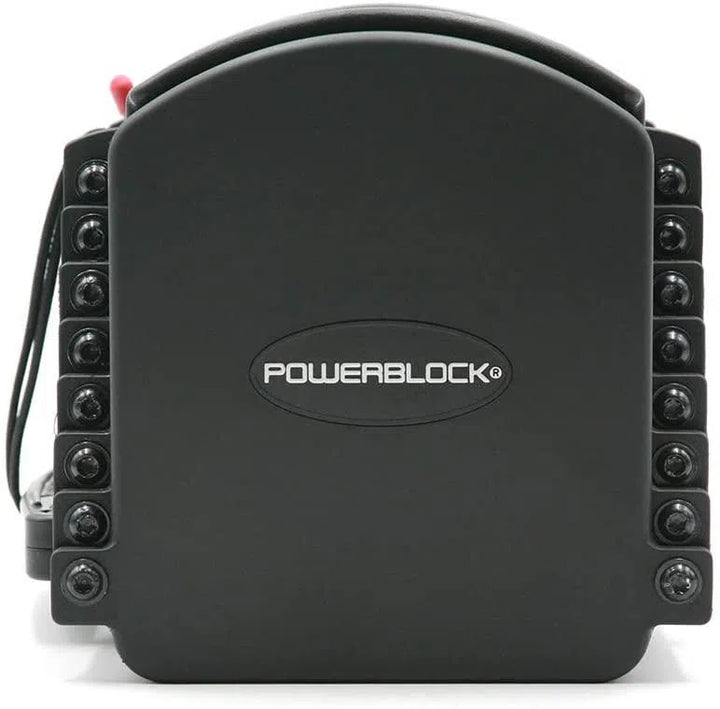 PowerBlock 50 lb Urethane Adjustable Dumbbells Pro50 branding look