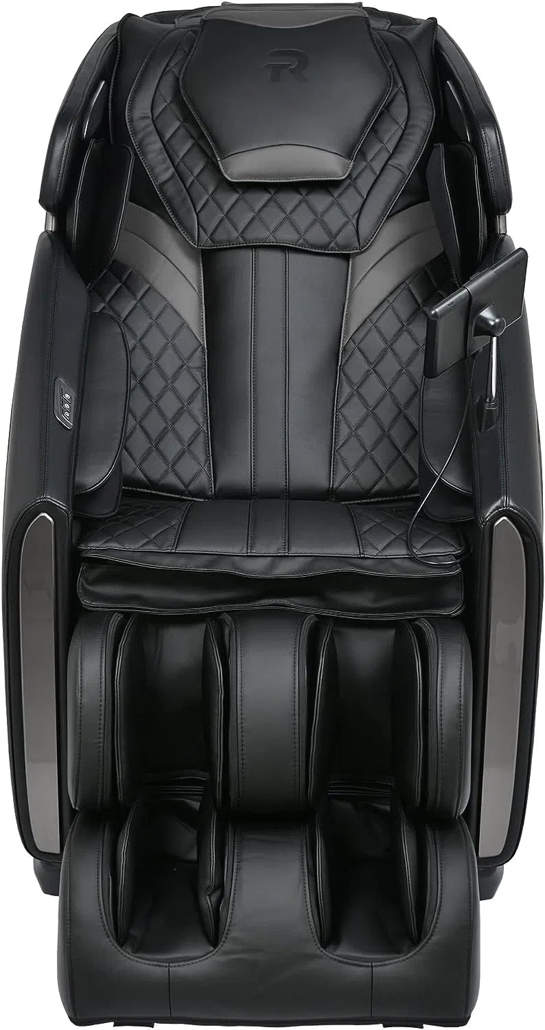 RockerTech Sensation 4D Full Body Massage Chair gray/black variant viewed from the front