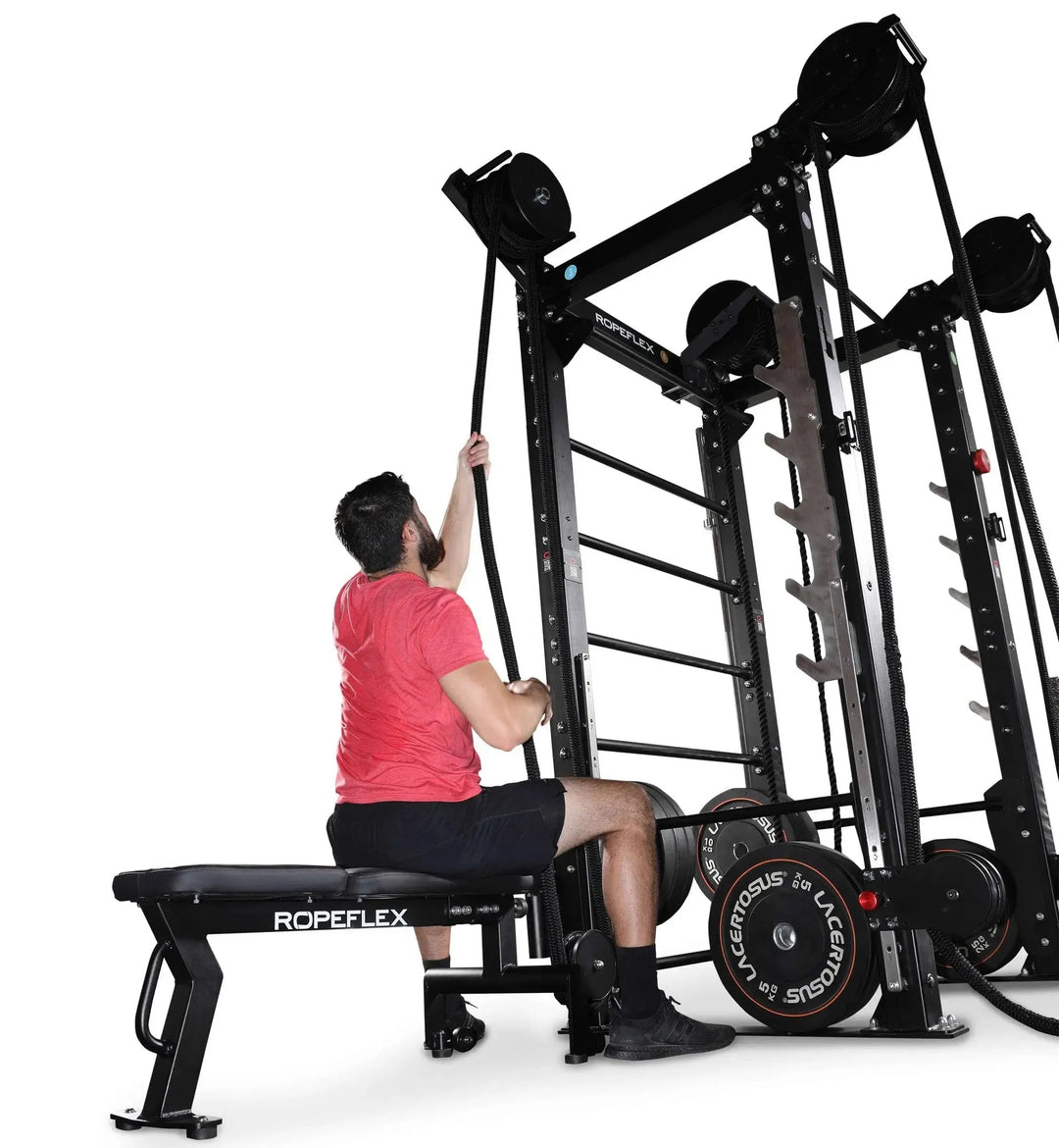Barrier Rope Machine Ropeflex RX2100 Mountable Endless Rope Pull Machine – WorkoutHealthy LLC
