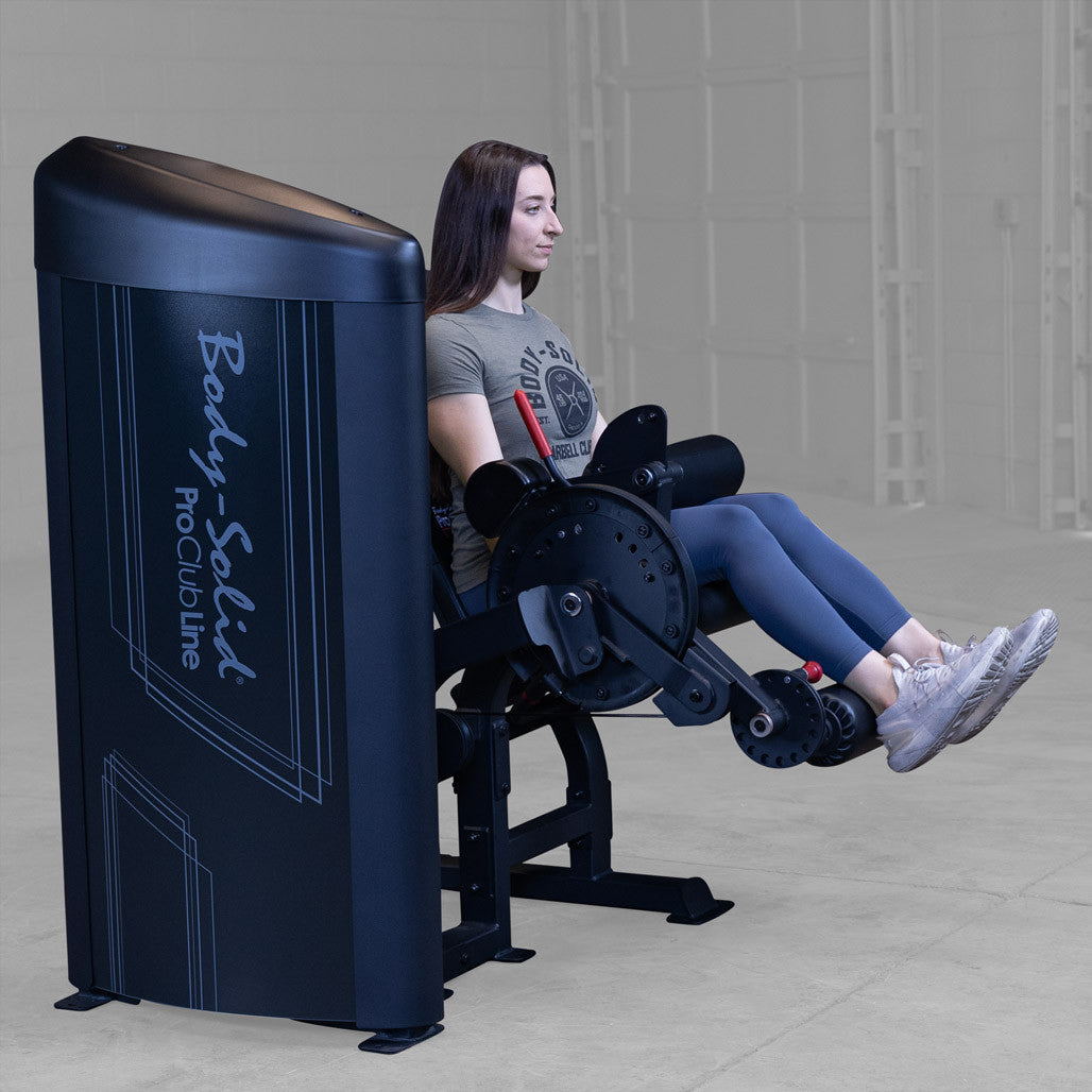 Body-Solid Pro ClubLine S2LECX leg curl and extension machine, studio view 13