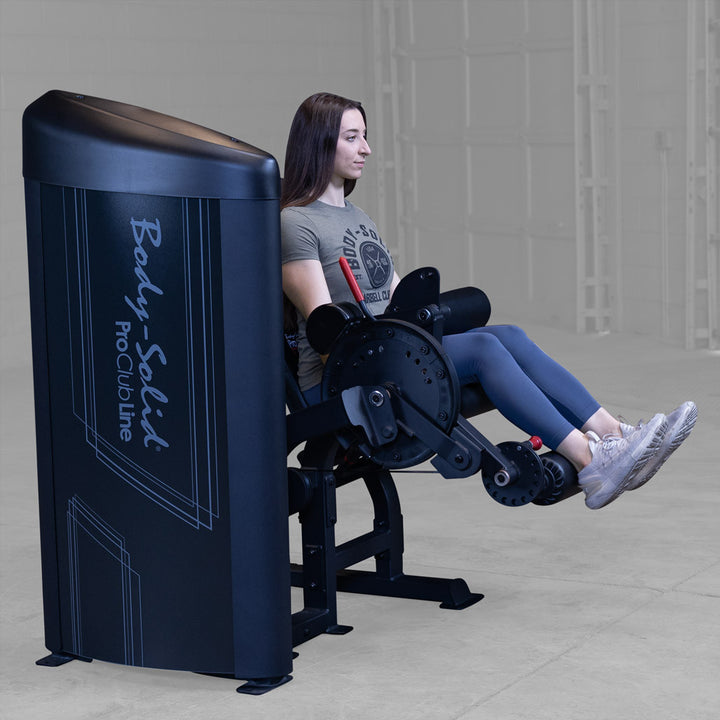 Body-Solid Pro ClubLine S2LECX leg curl and extension machine, studio view 13