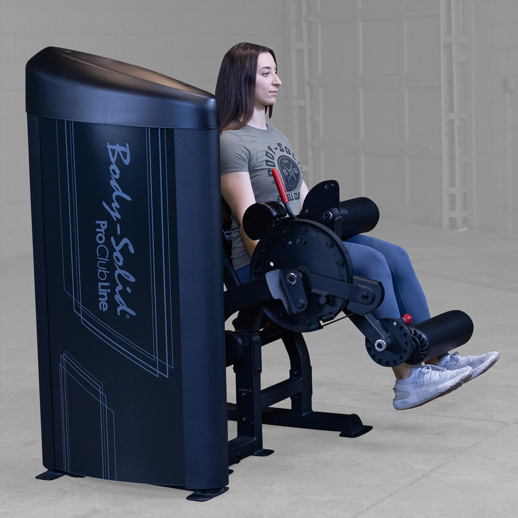 Body-Solid Pro ClubLine S2LECX leg curl and extension machine, studio view 12
