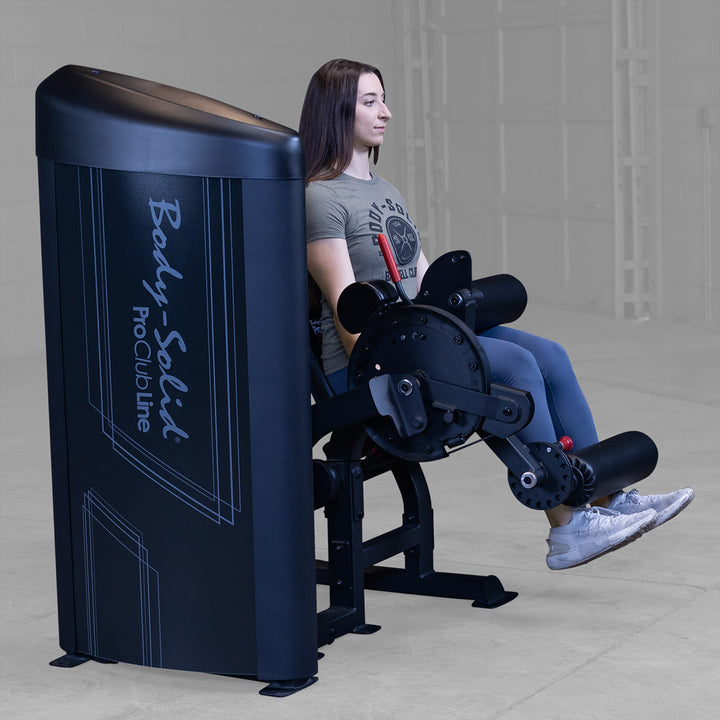 Body-Solid Pro ClubLine S2LECX leg curl and extension machine, studio view 12