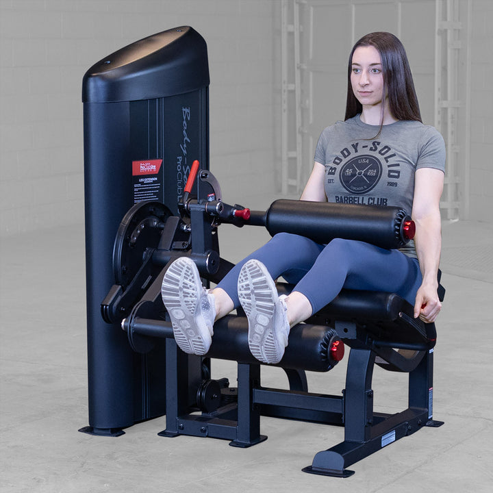 Body-Solid Pro ClubLine S2LECX leg curl and extension machine, studio view 11