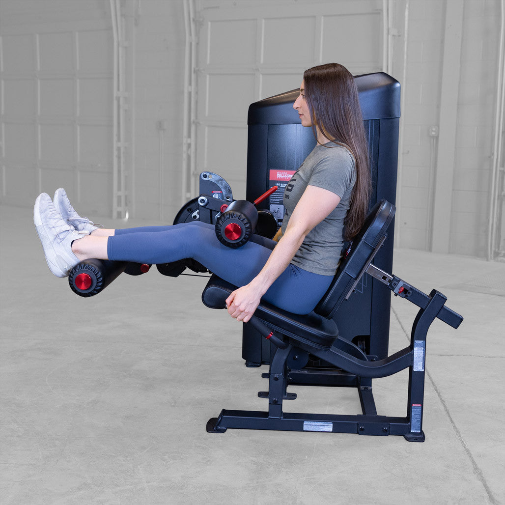 Body-Solid Pro ClubLine S2LECX leg curl and extension machine, studio view 6