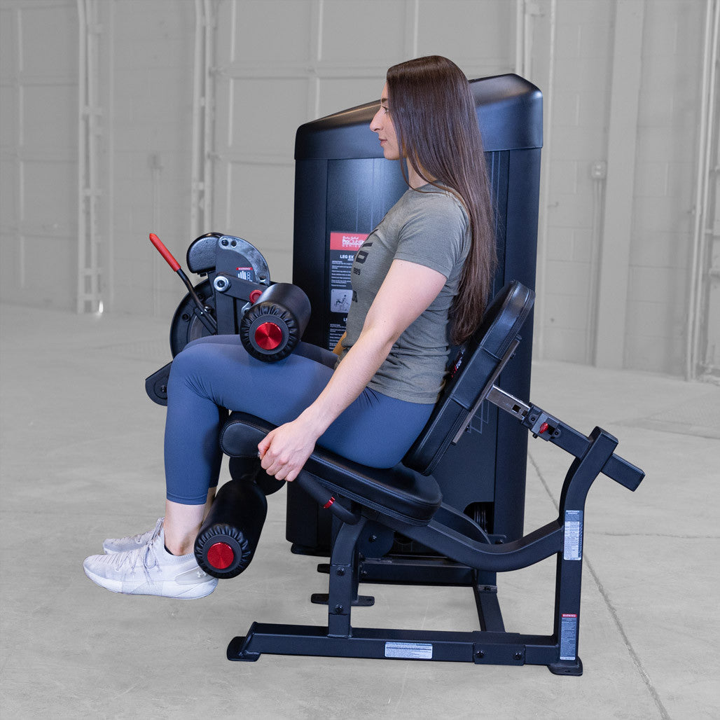 Body-Solid Pro ClubLine S2LECX leg curl and extension machine, studio view 8