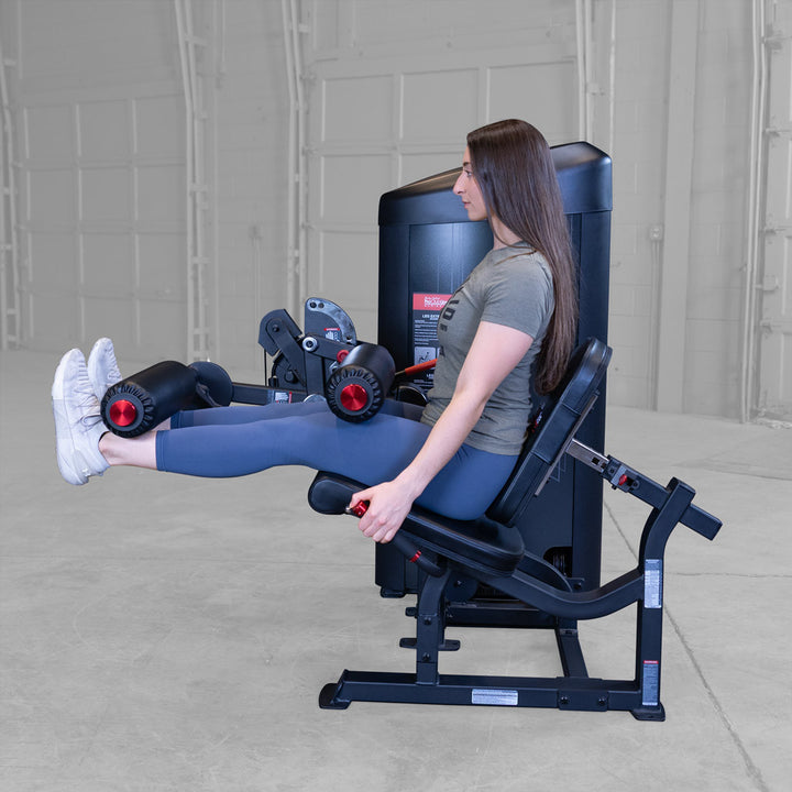 Body-Solid Pro ClubLine S2LECX leg curl and extension machine, studio view 7