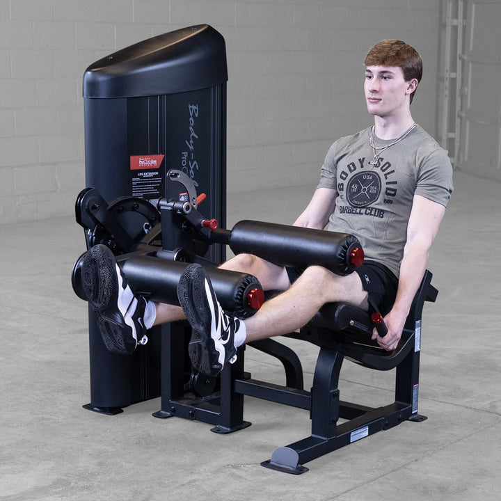 Body-Solid Pro ClubLine S2LECX leg curl and extension machine, studio view 14