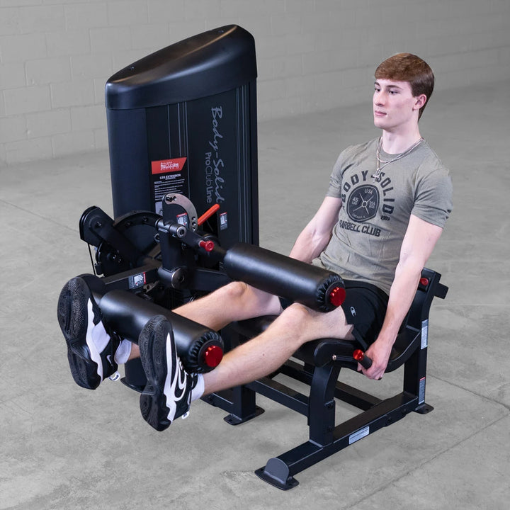 Body-Solid Pro ClubLine S2LECX leg curl and extension machine, studio view 16