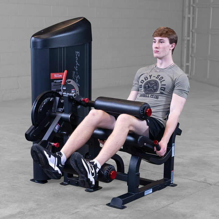 Body-Solid Pro ClubLine S2LECX leg curl and extension machine, studio view 15