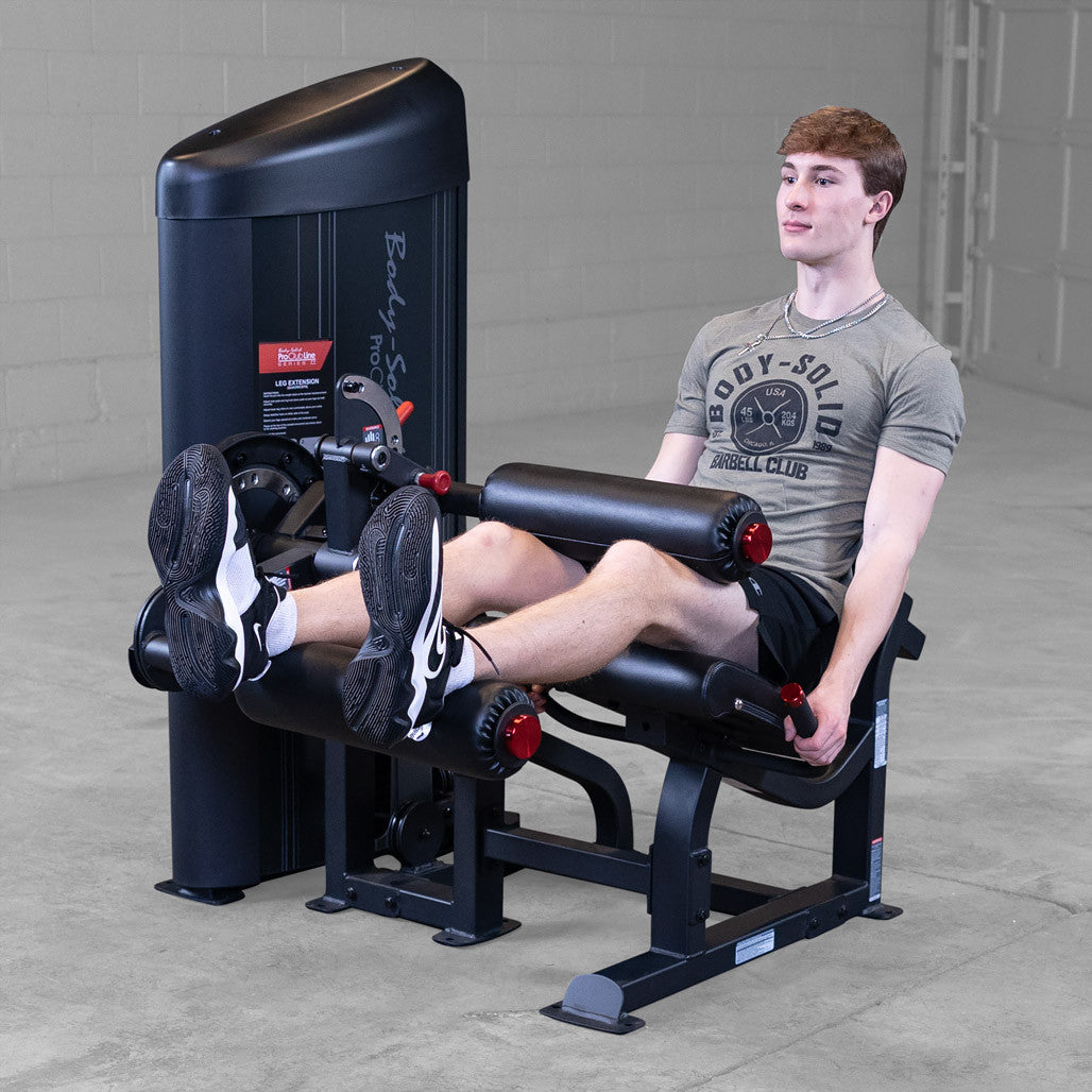 Body-Solid Pro ClubLine S2LECX leg curl and extension machine, studio view 17