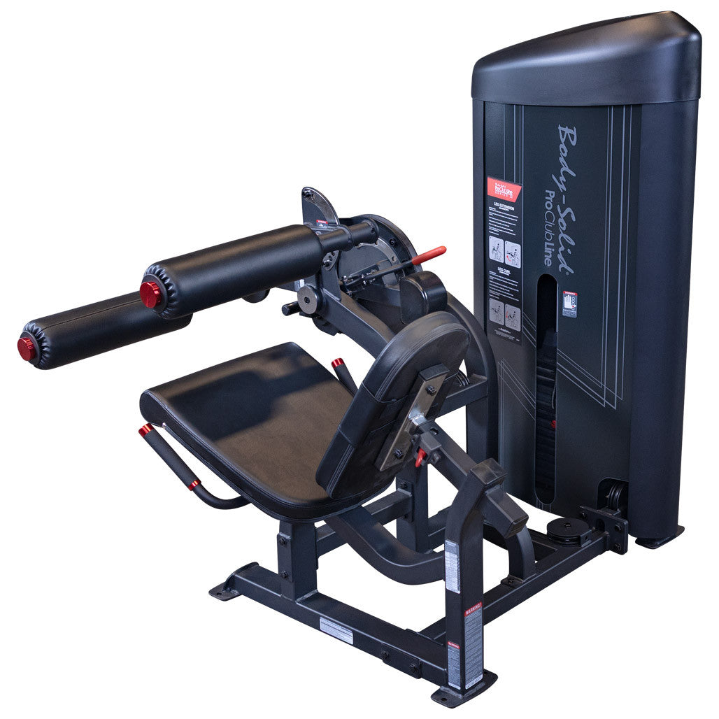Body-Solid Pro ClubLine S2LECX leg curl and extension machine, studio view 4