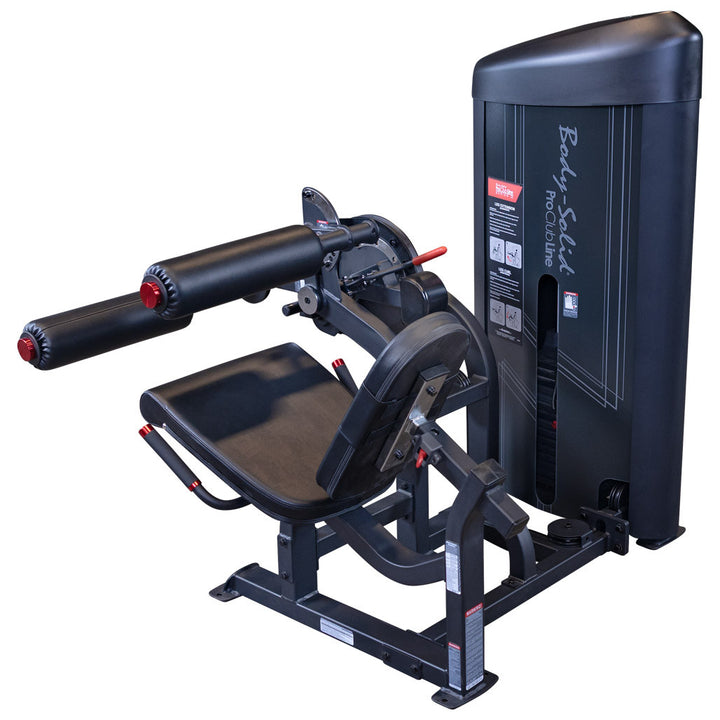 Body-Solid Pro ClubLine S2LECX leg curl and extension machine, studio view 4