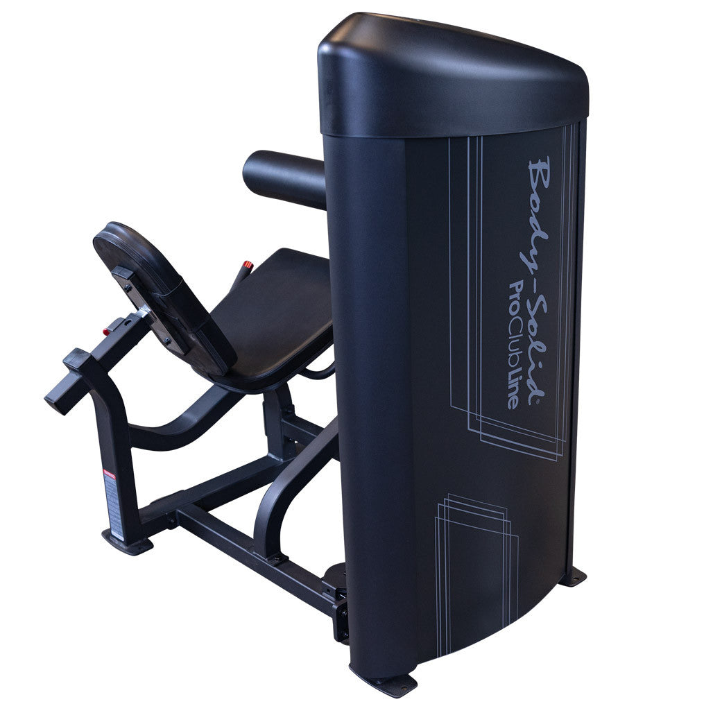 Body-Solid Pro ClubLine S2LECX leg curl and extension machine, studio view 2